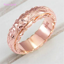 Load image into Gallery viewer, 14k Yellow Gold Rose Flower Ring
