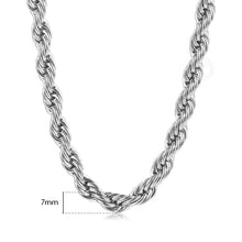 Load image into Gallery viewer, 18k Gold Plated Rope Necklace
